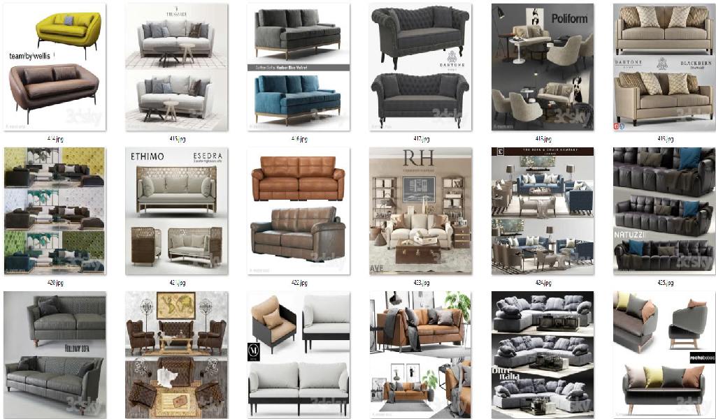 50 MODEL SOFA ĐÔI VOL 13